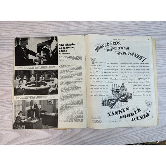 Vintage Collier’s Magazine Feb 20 1943 WWII Soldier Valentine Cover Classic Ads - Picture 4 of 6